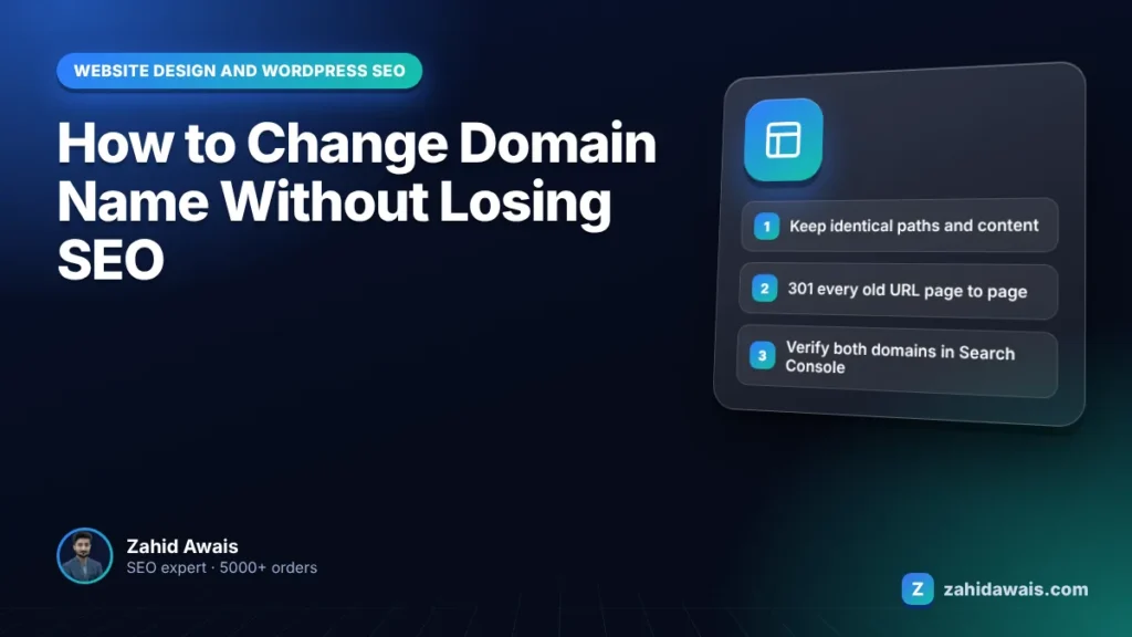 How to Change Domain Name Without Losing SEO