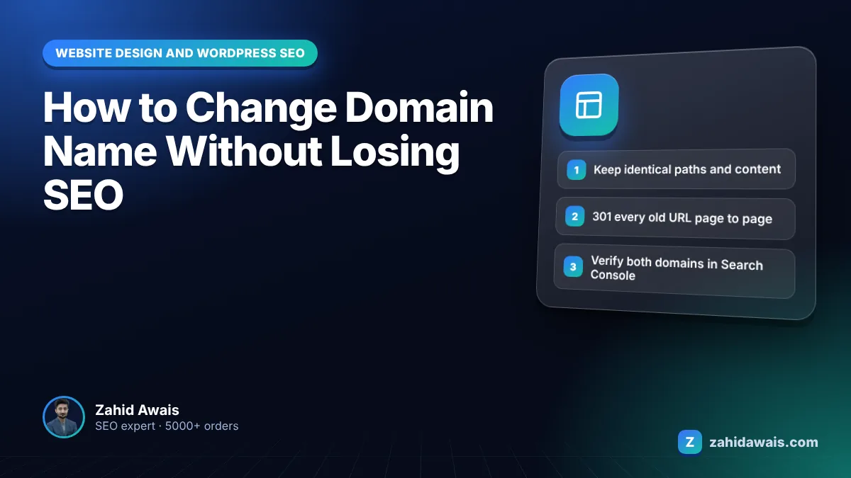 Moving a website from an old domain to a new domain with 301 redirects and Search Console Change of Address