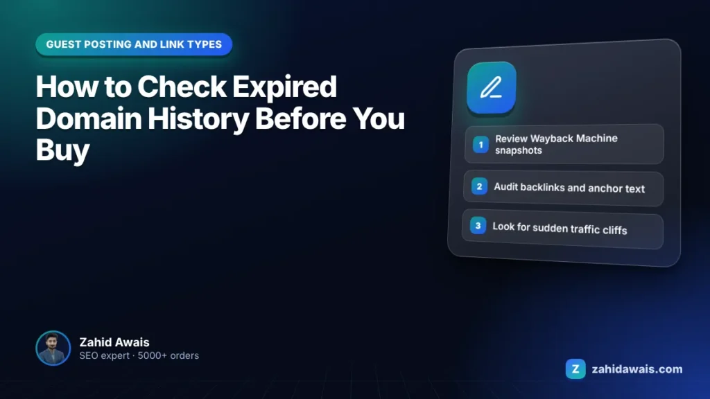 How to Check Expired Domain History Before You Buy