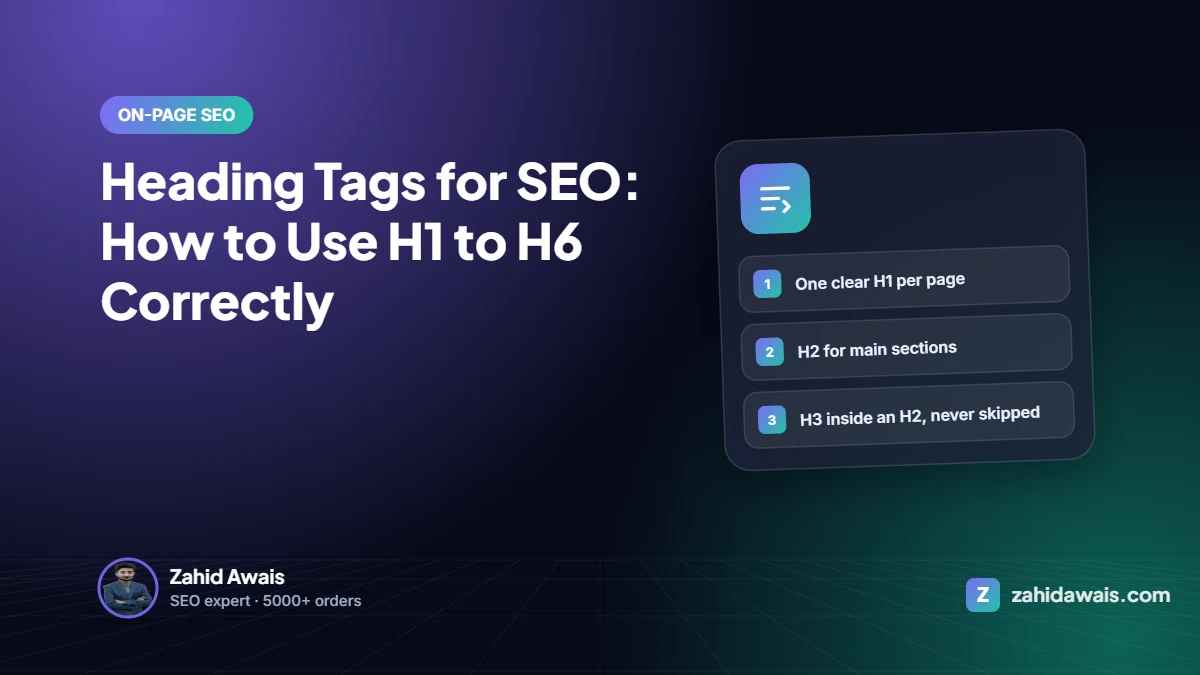 Heading Tags for SEO: How to Use H1 to H6 Correctly