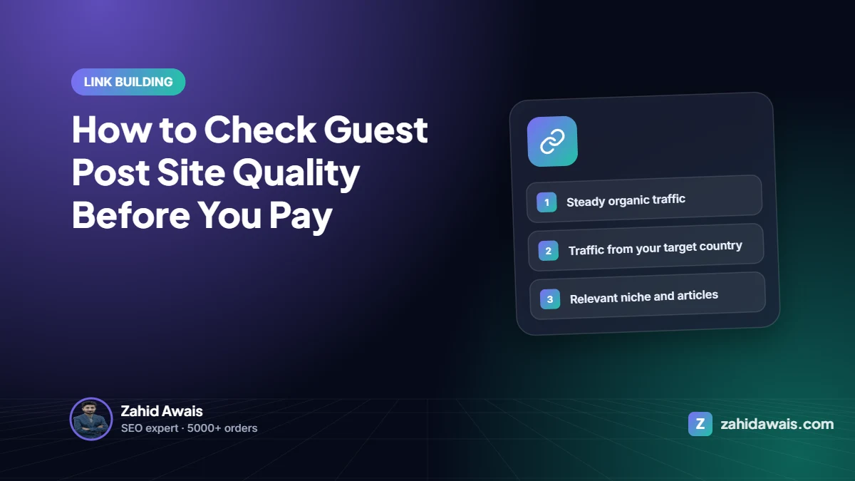 How to Check Guest Post Site Quality Before You Pay