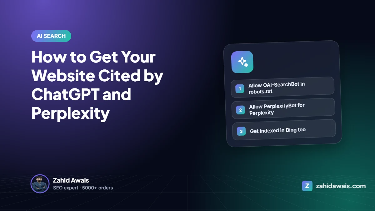 How to Get Your Website Cited by ChatGPT and Perplexity