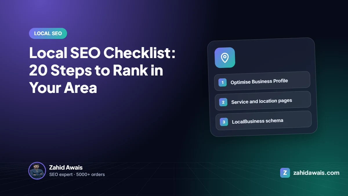 Local SEO Checklist: 20 Steps to Rank in Your Area