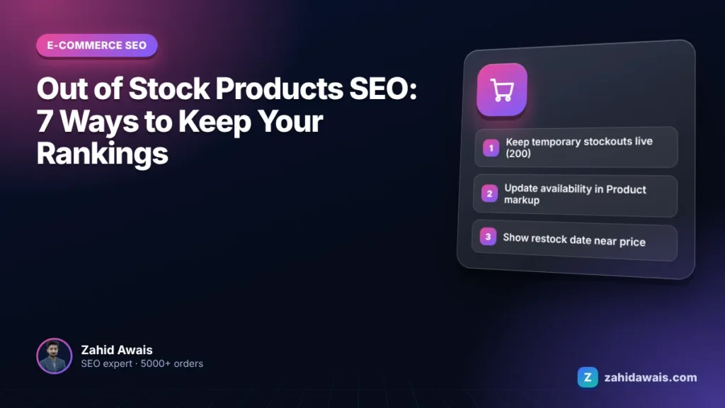 Out of Stock Products SEO: 7 Ways to Keep Your Rankings