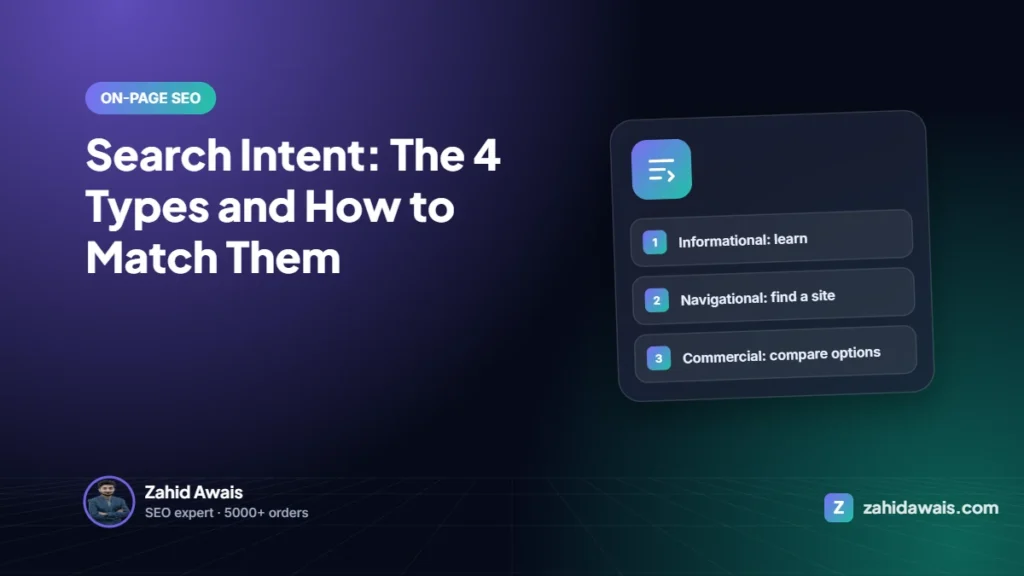 Search Intent: The 4 Types and How to Match Them
