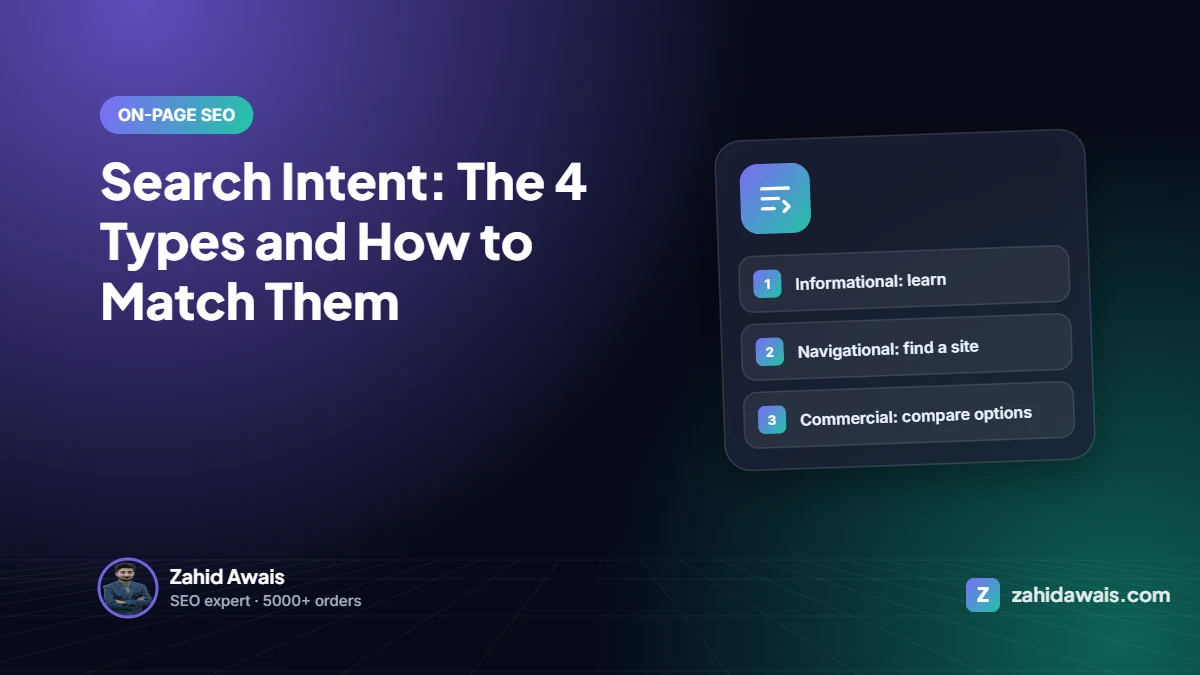 Search Intent: The 4 Types and How to Match Them