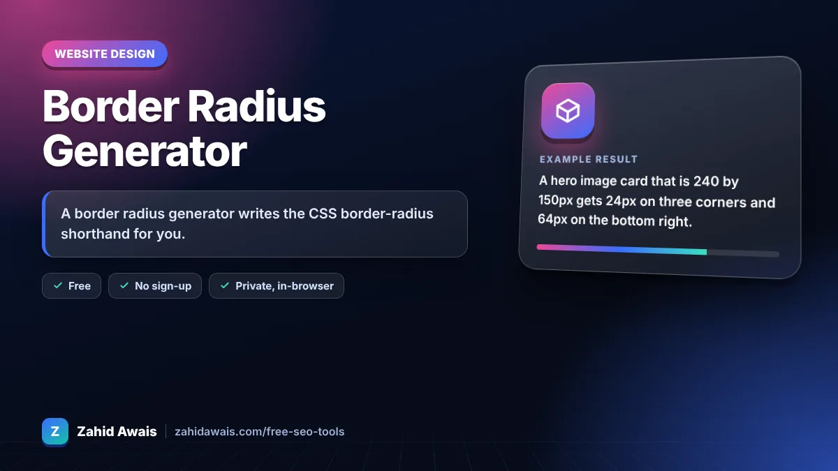 Border Radius Generator: what it does and an example result